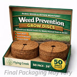 Retail-Ready 24” Weed Prevention Grow Discs