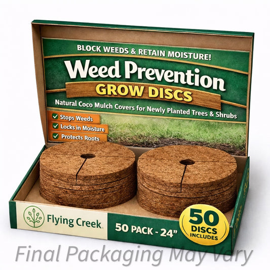 Retail-Ready 24” Weed Prevention Grow Discs