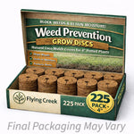 Retail-Ready 4” Weed Prevention Grow Discs